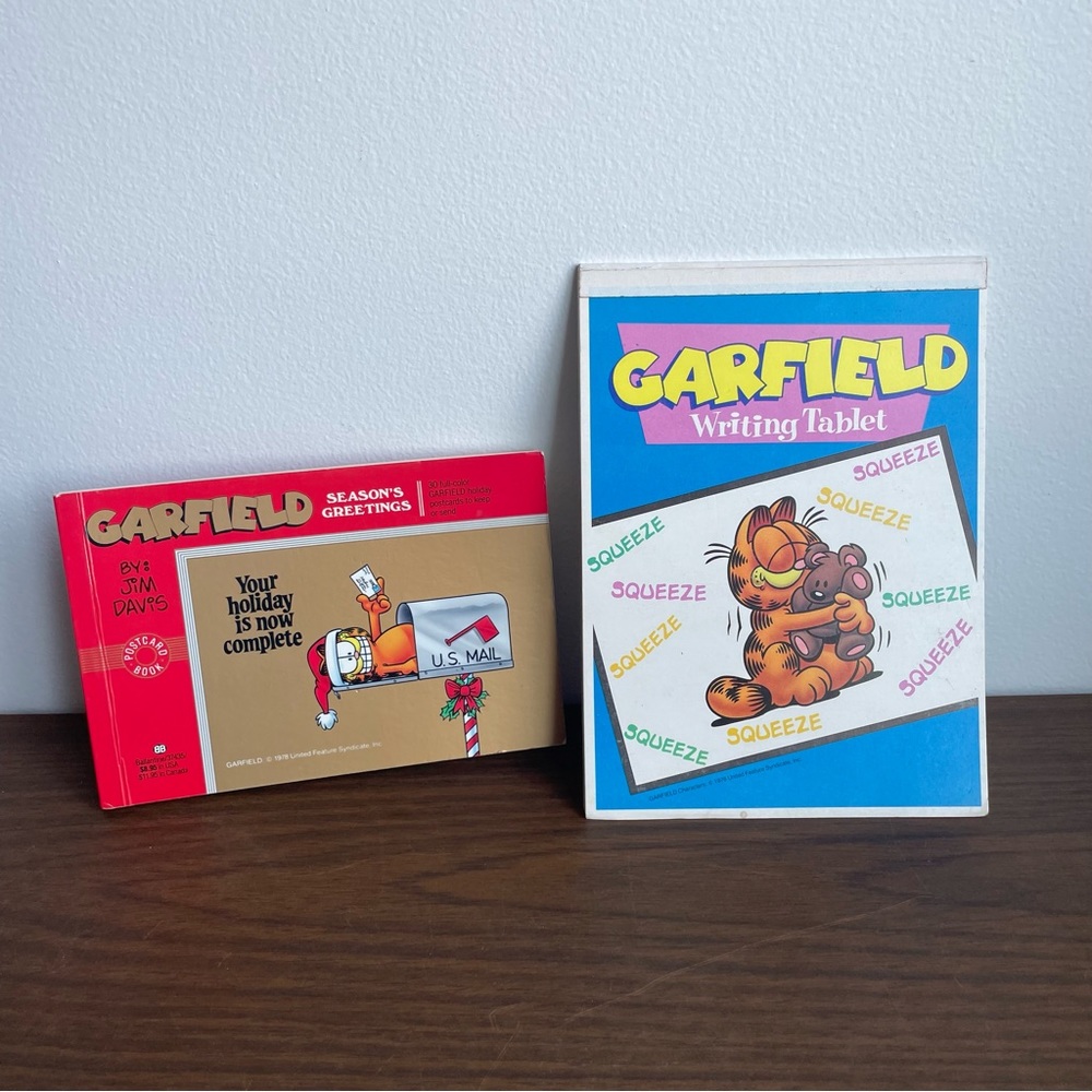 Garfield Postcard Book & Note Pad